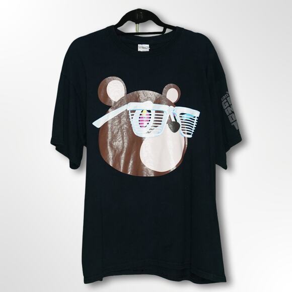 Vintage 2007 Kanye West Glow in the Dark Tour Shirt XL - Picture 1 of 6